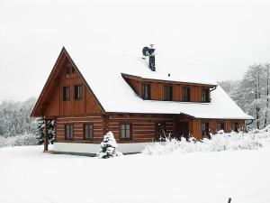 Záhorá Sauna Cottage in Nature v zimě