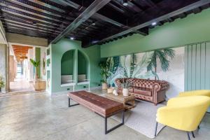 Χώρος καθιστικού στο Hotel Salento Real Eje Cafetero