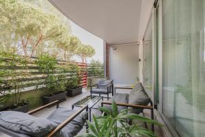 Zahrada ubytování Vacanze Residence Mimose