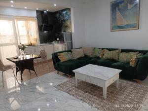 Posezení v ubytování LEO Haute standing appartment S1 center ville Monastir