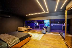 Χώρος καθιστικού στο Unique Luxury Suite