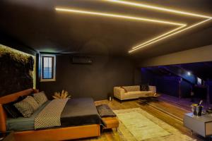 Χώρος καθιστικού στο Unique Luxury Suite