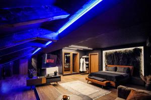 Χώρος καθιστικού στο Unique Luxury Suite