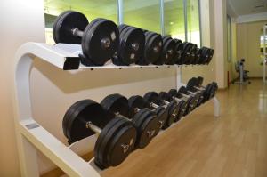 Fitness centrum a/nebo fitness zařízení v ubytování Pars International Hotel