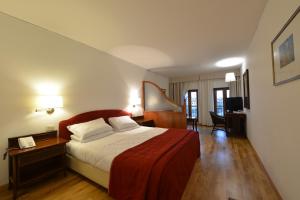 Postel nebo postele na pokoji v ubytování Hotel Hannover