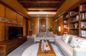 Posezení v ubytování Ganzhou Banjiangxia Homestay