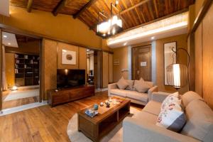Posezení v ubytování Ganzhou Banjiangxia Homestay