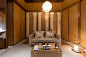Posezení v ubytování Ganzhou Banjiangxia Homestay