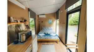 Kuchyň nebo kuchyňský kout v ubytování Pekapeka Tiny House by Tiny Away
