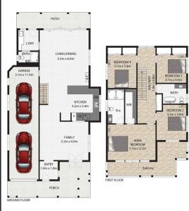 Plano de Thorneside seaside dream home near the blue sea