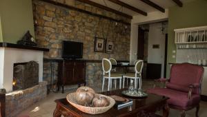 Posezení v ubytování Archontiko Emmanouilidi Suites