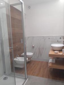 Koupelna v ubytování Muragie del Castello B&B
