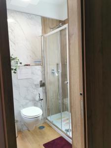 Koupelna v ubytování Sailorsroom