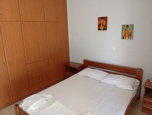 Letto o letti in una camera di Lefkas house with garden