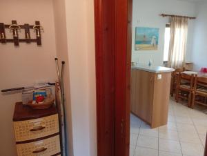 Cucina o angolo cottura di Lefkas house with garden