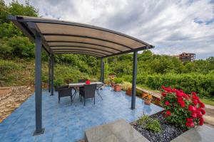 Vonkajšia záhrada v ubytovaní Villa Paradiso in Plomin - Istrien