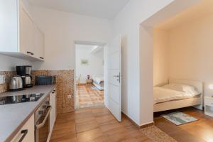 Kuchyňa alebo kuchynka v ubytovaní Villa Paradiso in Plomin - Istrien