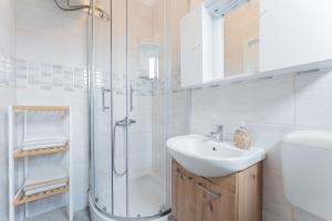 Kúpeľňa v ubytovaní Villa Paradiso in Plomin - Istrien