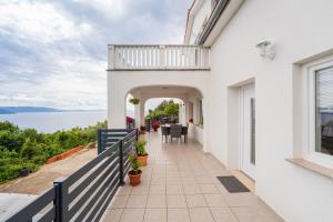 Balkón alebo terasa v ubytovaní Villa Paradiso in Plomin - Istrien