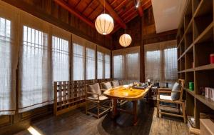 Posezení v ubytování Ganzhou Banjiangxia Homestay
