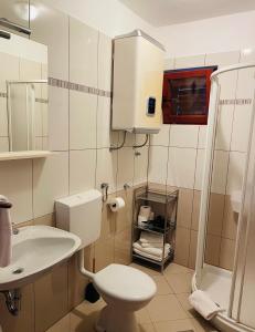 Koupelna v ubytování FUNTANA-MIA ROOMS B&B