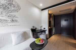 Posezení v ubytování Hangzhou Futur Science andTechnoiogy CitiGO HuanGe Hotel