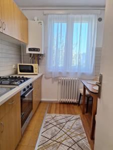Η κουζίνα ή μικρή κουζίνα στο Panoramic Apartment