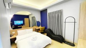 Postel nebo postele na pokoji v ubytování A In Hotel Atistar