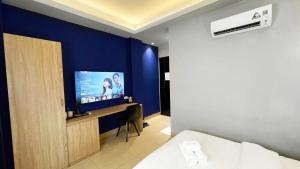 TV a/nebo společenská místnost v ubytování A In Hotel Atistar