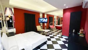Postel nebo postele na pokoji v ubytování A In Hotel Atistar