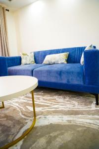 Χώρος καθιστικού στο Haven Suites Bnb - Runogone