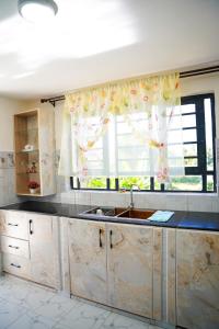 Η κουζίνα ή μικρή κουζίνα στο Haven Suites Bnb - Runogone