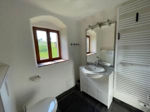 Koupelna v ubytování Ferienhaus Kellerstöckl Dorrer Riegersburg mit Schwimmteich + 14 fotografií