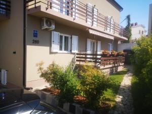 Balkón nebo terasa v ubytování Villa Centar