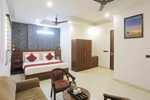 Posezení v ubytování Hotel ECG Grand Inn-Near Delhi Airport