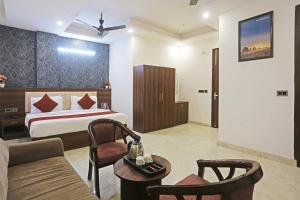 Posezení v ubytování Hotel ECG Grand Inn-Near Delhi Airport
