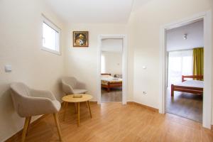 Postel nebo postele na pokoji v ubytování Oliva home