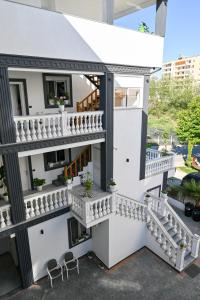 Balkón nebo terasa v ubytování Hotel Vila AARON