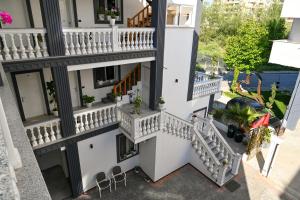 Balkón nebo terasa v ubytování Hotel Vila AARON