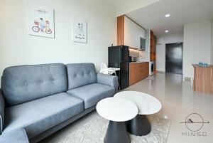 Χώρος καθιστικού στο Modern house KSL2 JB #6Pax #Family