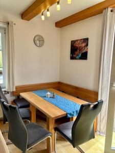 Istumisnurk majutusasutuses Ferienwohnung am Labyrinth
