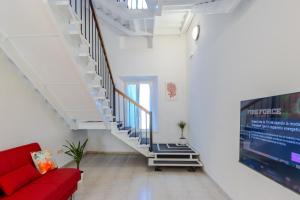 TV a/nebo společenská místnost v ubytování Hotel Corallo Follonica
