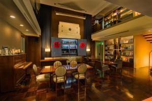 Χώρος καθιστικού στο les suites taipei ching cheng