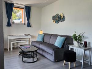 Ruang duduk di Logement Premium à Salins