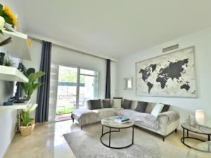 Posezení v ubytování Apartamento en Aloha