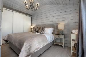 Postel nebo postele na pokoji v ubytování Orchard Cottage