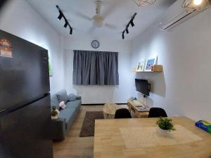 Posezení v ubytování V21 Residence at Kota Kinabalu
