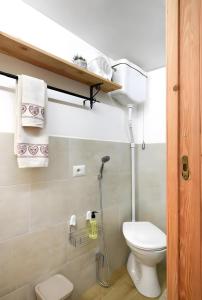 un bagno con wc e doccia di Maison Cupido a Saint-Rhémy-en-bosses Altre 18 foto