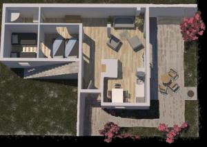 Apartman Ax2 في بار: تقديم منزل مع ساحة