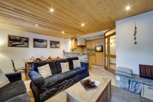 Χώρος καθιστικού στο Chalet La Mourra